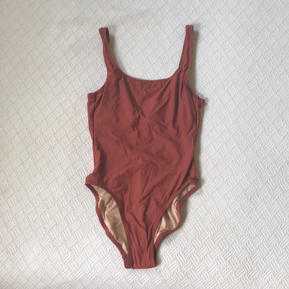 J. Crew 1989 scoopback one-piece swimsuit